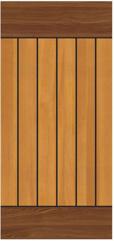 INDOOR door model BA 09, Black Alumina Membrane collection