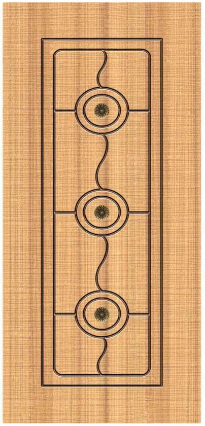 INDOOR door model BRD 03, Brasov Membrane collection